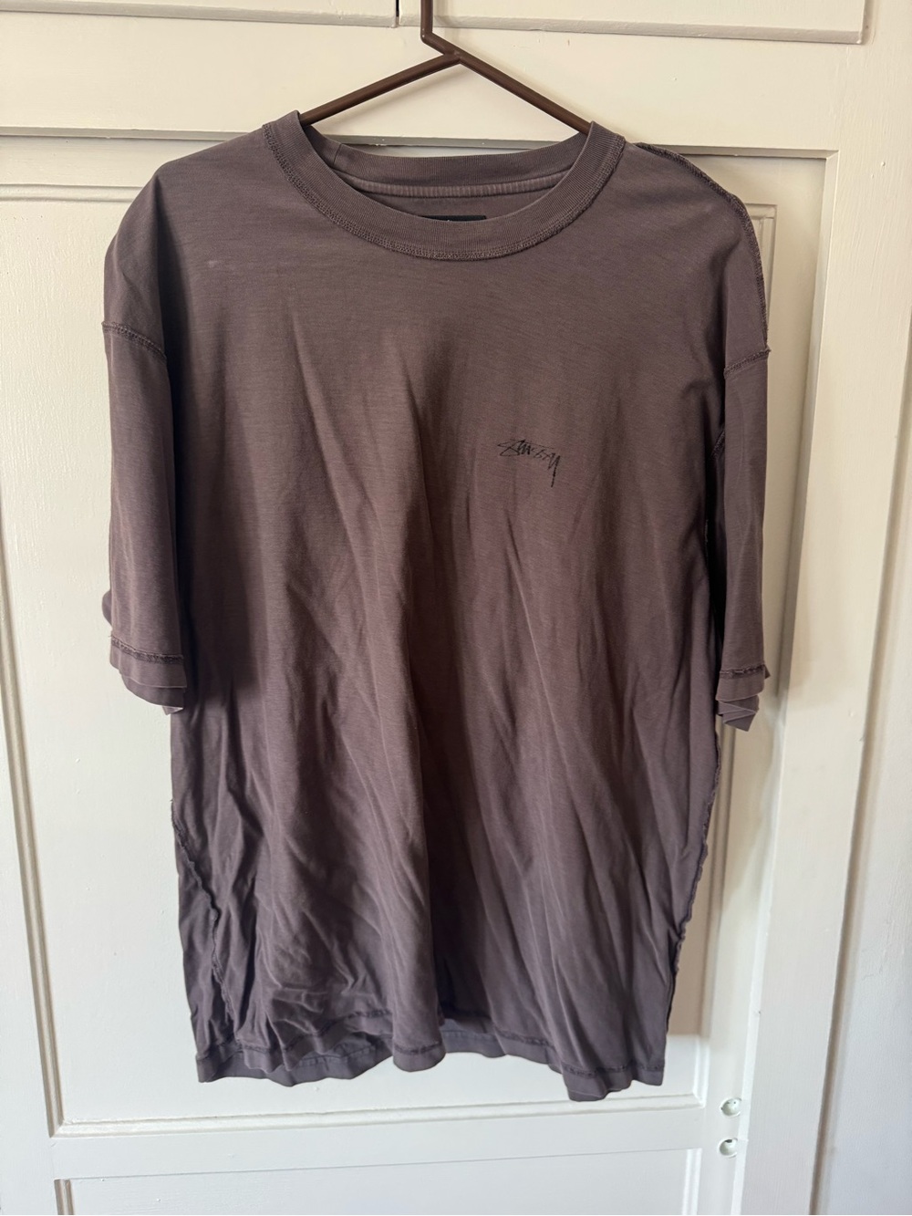 Men's Short Sleeve Crewneck T-Shirt - Brown
